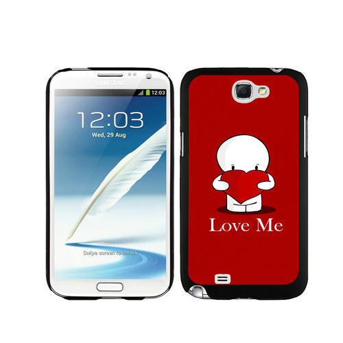 Valentine Love Me Samsung Galaxy Note 2 Cases DUA - Click Image to Close